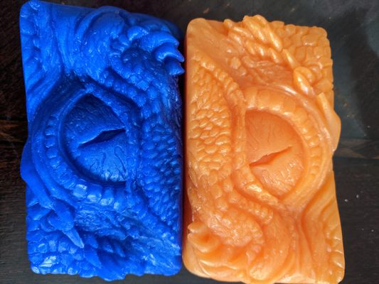 Molded soaps make fast, wonderful gifts. These are handcrafted with melt and pour soaps. I use only the very best base with NO SLS/SLES.