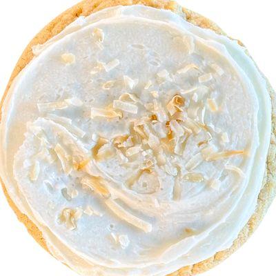 Coconut cream pie cookie