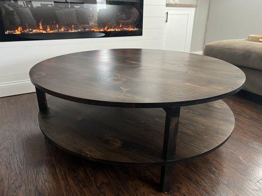 Custom coffee table