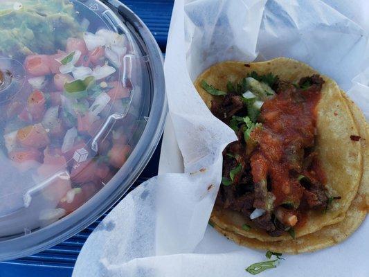 Protein bowl and taco