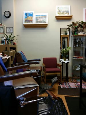 Clean,Cozy,and Comfy, Old School Barber Shop.