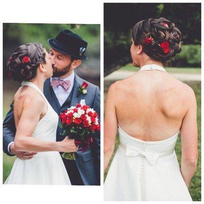 Bridal updo