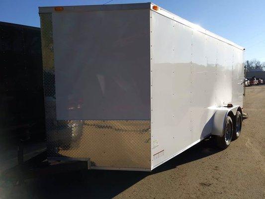 7x16 Double Axle Enclosed Cargo Trailer $3499.