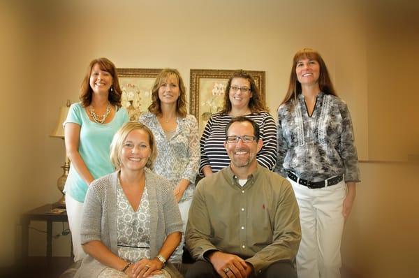 Here is a group shot of the staff members of our office.