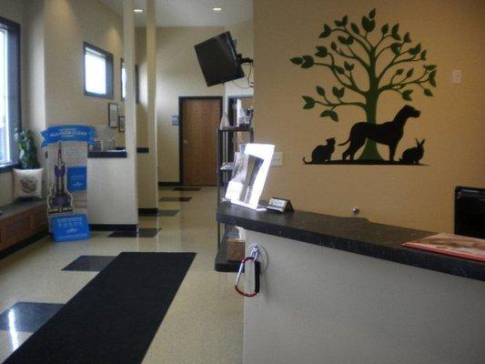 Front Desk and Reception Our spacious waiting area is very welcoming and comfortable. We have a water and snack area also.