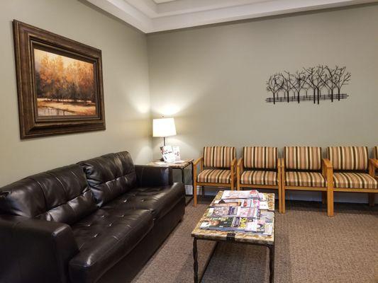 some pictures of the dental office: it's very clean and welcoming. Each seat, dental and hygiene, has a TV with netflix and a massage chair