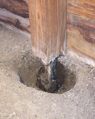 Avoid pole building post rot by building with Perma-Columns, or fix an old building or deck.