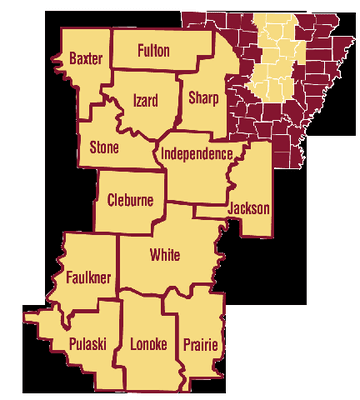 The counties we serve