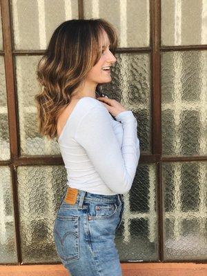 Cut and balayage