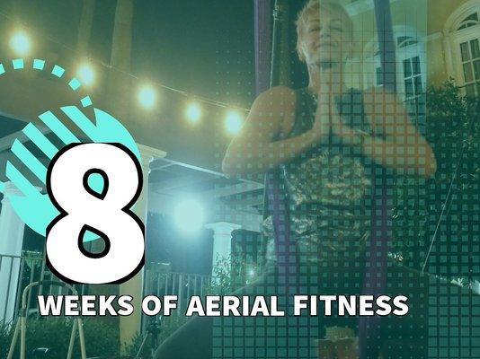 2, 4, 6 and 8 weeks aerial and HIIT style F.L Y. Bootcamp options.