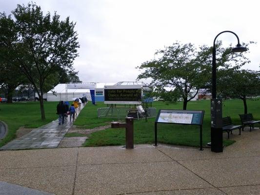 Entrance to the Solar Decathlon