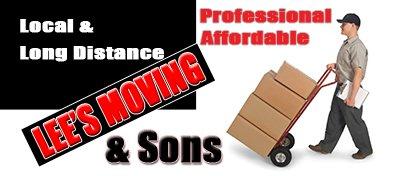 Lee's Moving and Sons