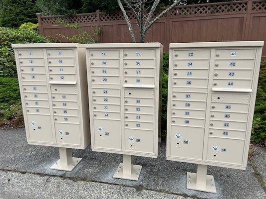 New mailboxes