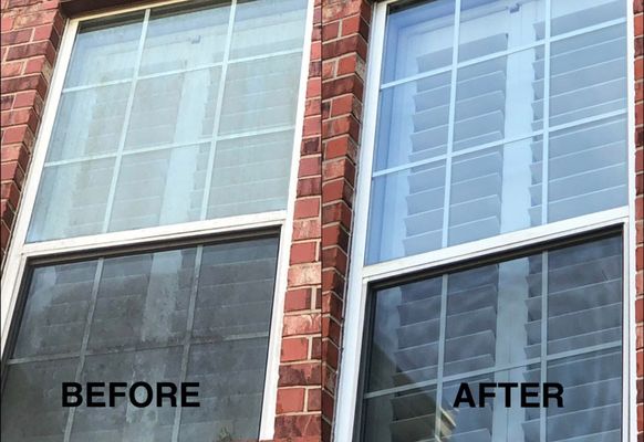 Window Cleaning: Before & After