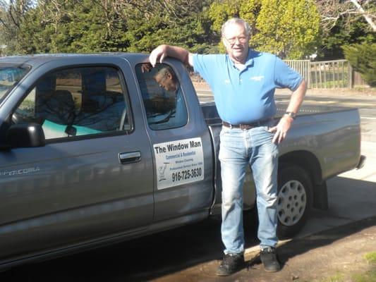 My truck and I have been cleaning windows for doctors, lawyers, dentists, and more. My favorite was Ronald & Nancy Reagan's old home.