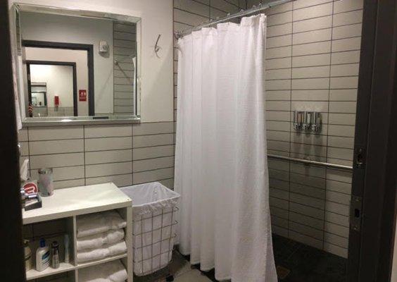 Single shower room