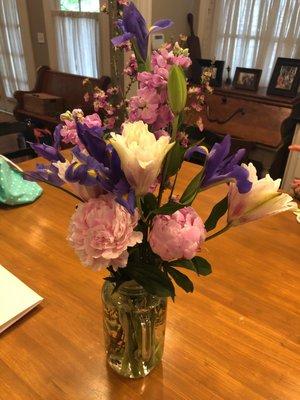 Beautiful Mother's Day flowers from the hubby!