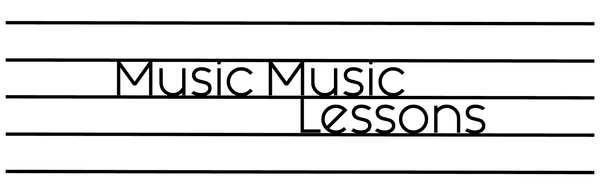 Music Music Lessons Logo Wide