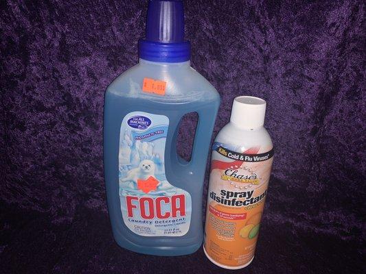 They carry LIQUID FOCA laundry detergent! This is incredibly hard to find, and it's at a fantastic price!