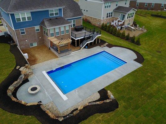 Vinyl Pool 20X40 pool with full steps