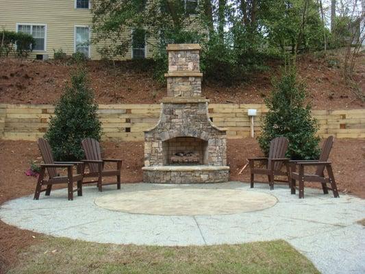 Outdoor Fireplace