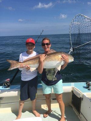 Red Drum Fishing in Virginia Beach, VA.