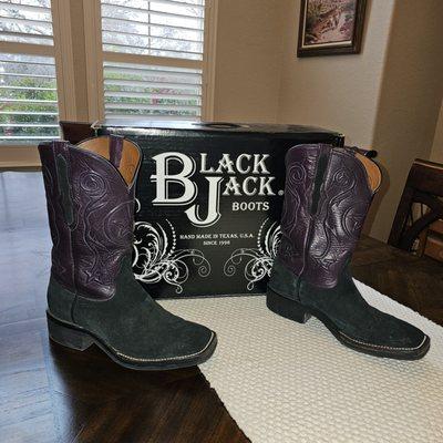 Custom Ordered Blackjack boots