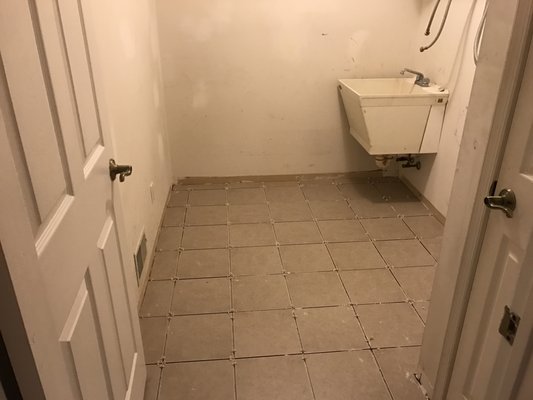 Tile Floor Installation