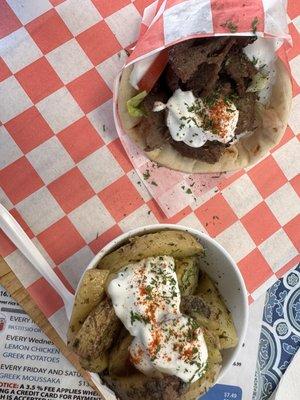 Gyro platter