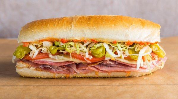 Cold pastrami sub