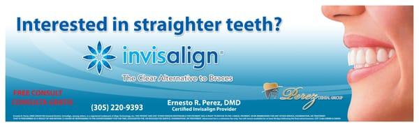 Call and schedule today for a consultation for Invisalign! (305) 220-9393.