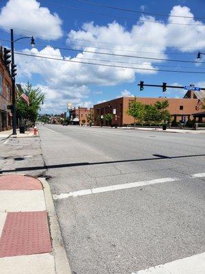 Looking Northeast on Clinton St. in Downtown Defiance