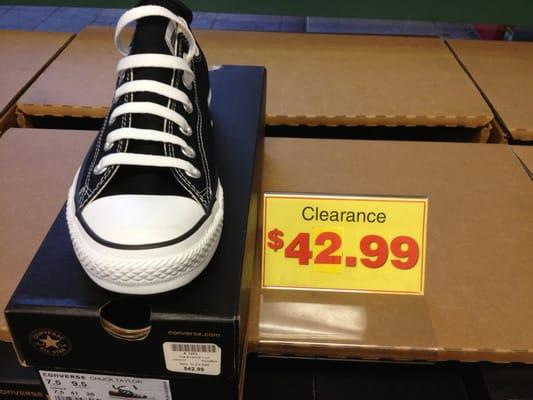 $42.99 for a pair of Chucks is NOT CLEARANCE.