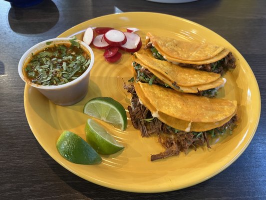 Birria tacos