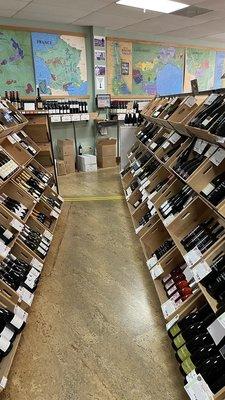 An entire store of wines that you won't find at many of the big box stores.  Take time to explore!