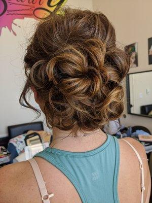 Bridal hair