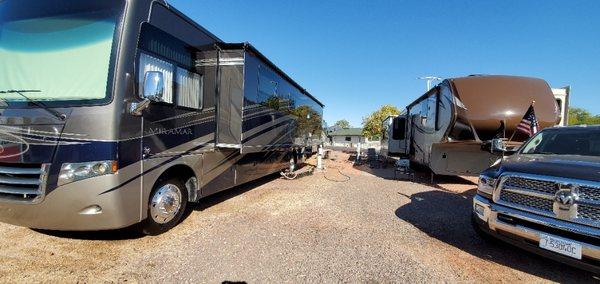 Mirror shine on this Class A!! High gloss coating added to shine up this coach forsale