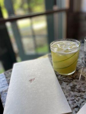 "The cooler" jalapeño tequila cocktail