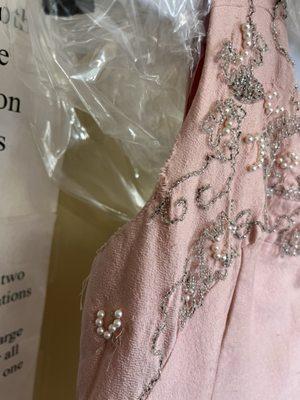 Ruined family heirloom dress