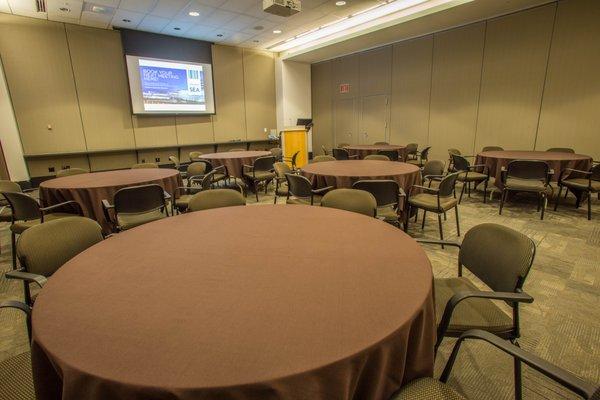 The Conference Center at Sea-Tac Airport meeting space Photo by Jack von Eberstein