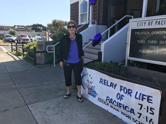 Community involvement with Relay for life a cause very dear to my heart