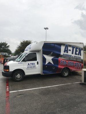 A-Tex Service truck