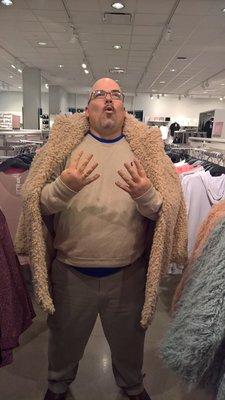 H&M coat - I tried to pull off the Nature-boy Ric Flair look, but it didn't work for me. Wooooo!