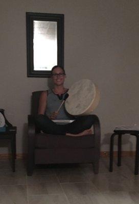 Leading a reiki drum journey