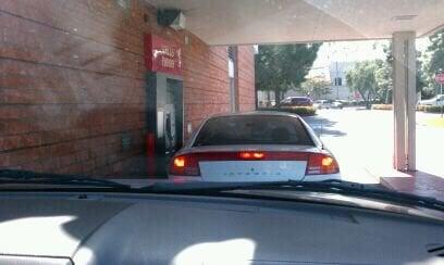 Drive thru atm