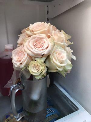 Wilted roses for a bridal bouquet! ????