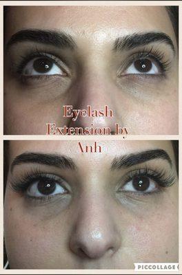 Classic Mink Lashes Extension by Anh Vu-Master Lashes Artist with 13+ years experience.