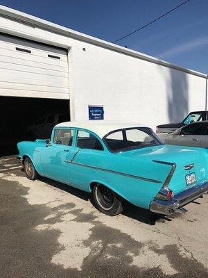 1957 Chevy 1 o 2 in shop