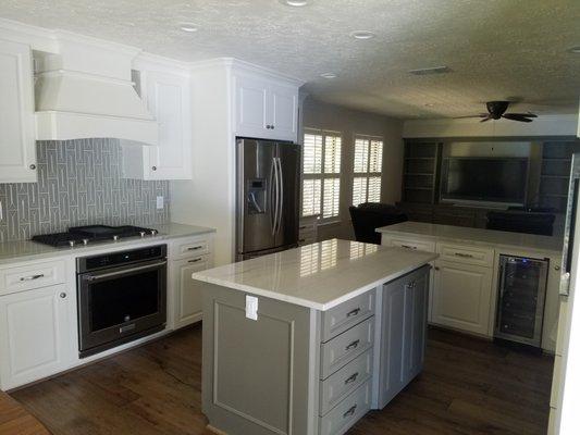 Kitchen remodeling.