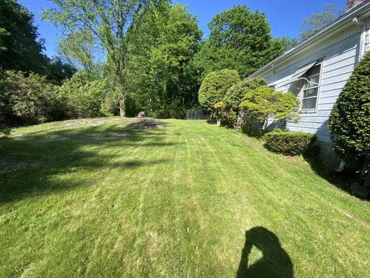 Costumer house in Cumberland RI! Lawn Care